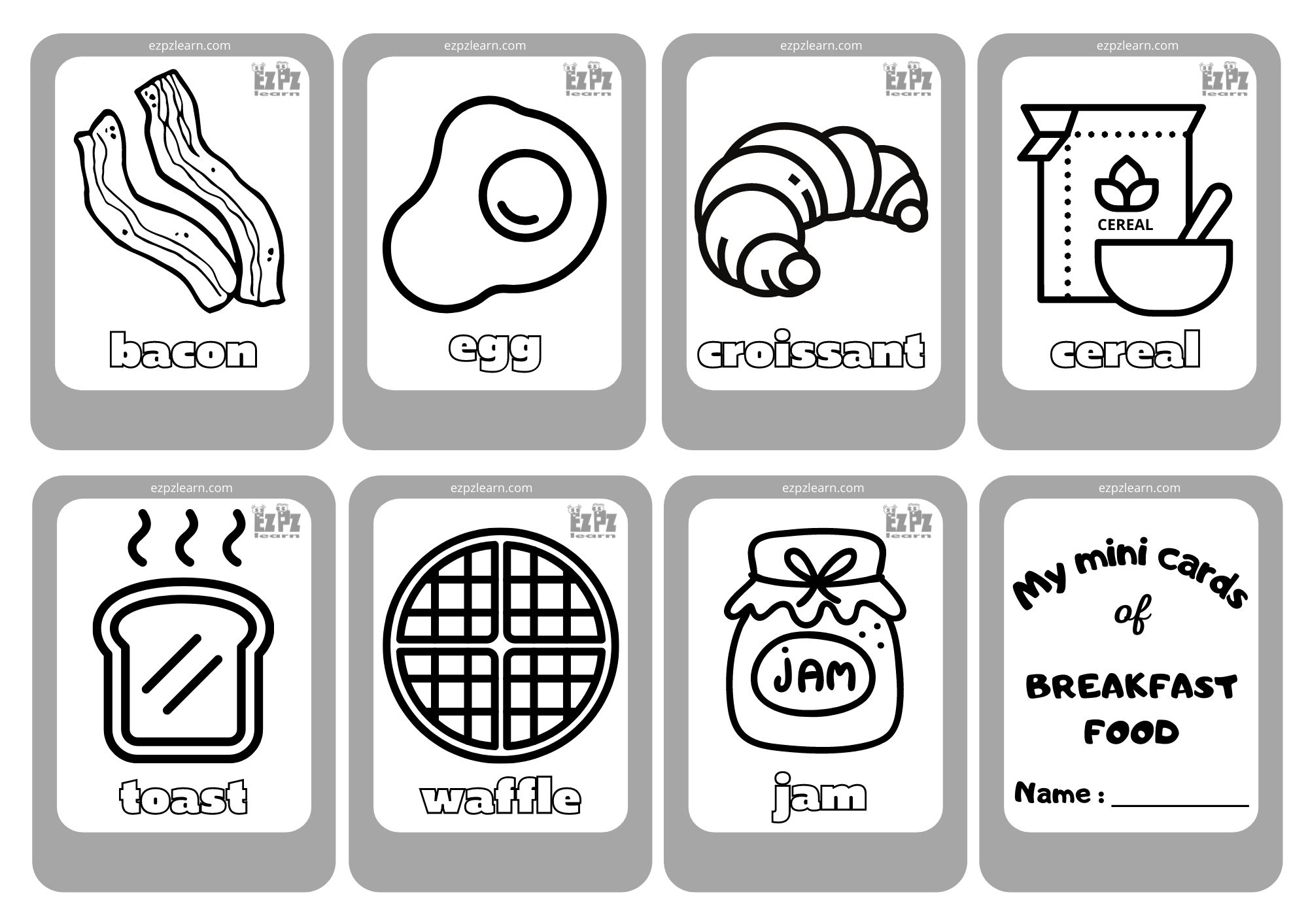 breakfast-food-ezpzlearn